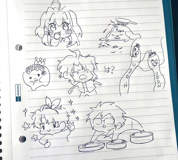 doodles avoiding work 