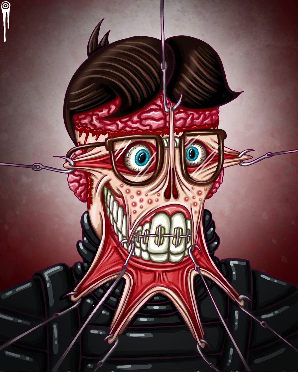 nerdy cenobite from Hellraiser🤓💢