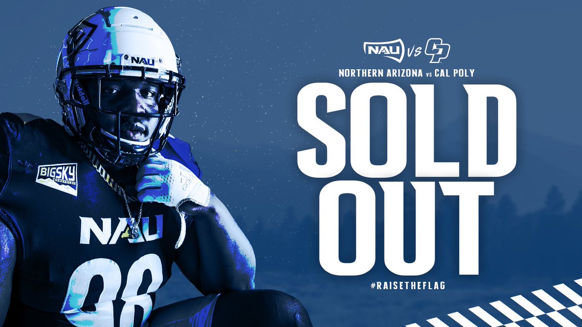 🚨PSA🚨

It's going to be a fun time at Findlay Toyota Field this Saturday for the <a href="/NAU_Football/">NAU Football</a> Family Weekend Game!

General public tickets are SOLD OUT🤩

Students can still claim their 🎟️ through this link bit.ly/3fPa4wd
