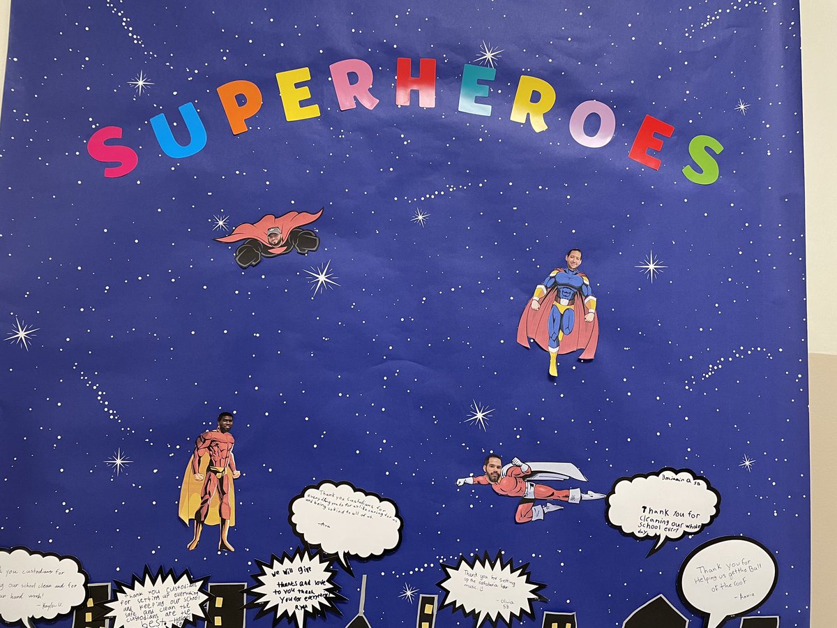 MrsGaddy1's tweet image. Thank you to our PTA for this SUPER banner! Thank you to our Scholars for these messages of love and thanks to our “Can Do, Custodial Crew”! Hope you had an AWESOME, Custodian Appreciation Day! #LookForTheAwesome #BelieveInBuck 💙
