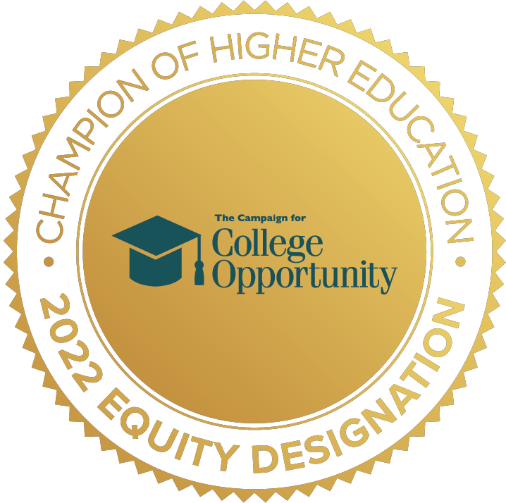BAKcollege's tweet photo. The Associate Degree for Transfer has supported many of our Black &amp; Latinx students in achieving their goal to transfer. We are honored to be named a 2022 Equity Champion of Higher Education for Excellence in Transfer by @CollegeOpp #HigherEdChamps #bakersfieldcollege https://t.co/hH53SCPnNT