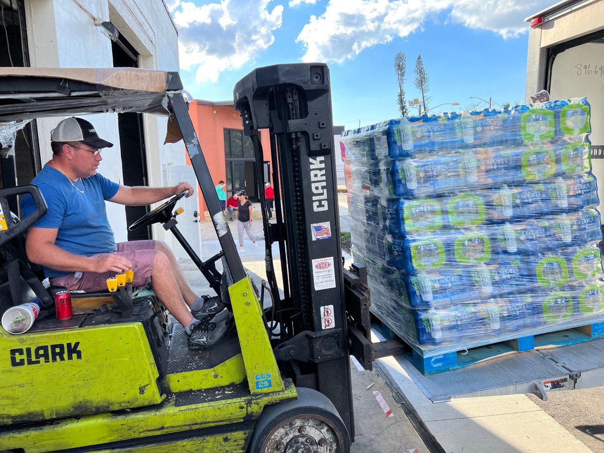 One_MoreChild's tweet photo. 'If you’re where God wants you to be, it’s not work at all. I’m exactly where God wants me to be!'" - Tom Good, One More Child warehouse worker, after serving 400 FAMILIES with Mission Community Church in Fort Myers! 📦🧡 https://t.co/tu9fNMZtGQ