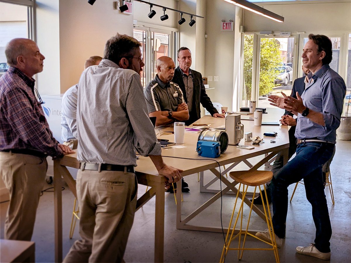 aethair_'s tweet photo. Thursday we had the pleasure of hosting DMI Companies for an educational event about Airthinx solutions. Conversations covered the benefits of investing in #IAQ, #ROI, and health benefits for employees &amp; customers. 

#IndoorAirQuality #HealthyBuildings #SmartBuildings #IoT https://t.co/4s0VckNG4e