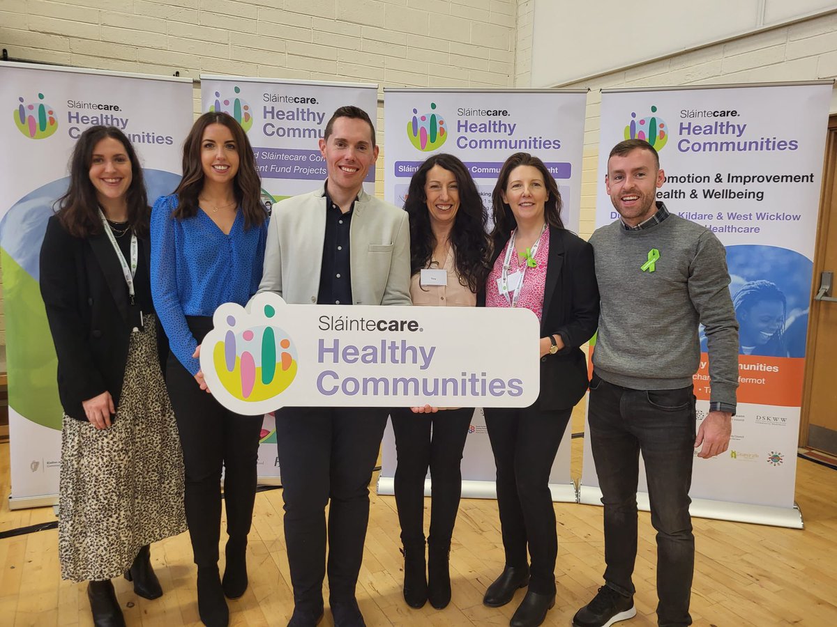 MaccaA221's tweet photo. Fantastic morning at the launch of #SlaintecareHealthyCommunities in Fettercairn Community Centre Tallaght today. Really excited to be a part of this initiative delivering a suite of evidence based programs with our community partners. https://t.co/oUm13YtRpI