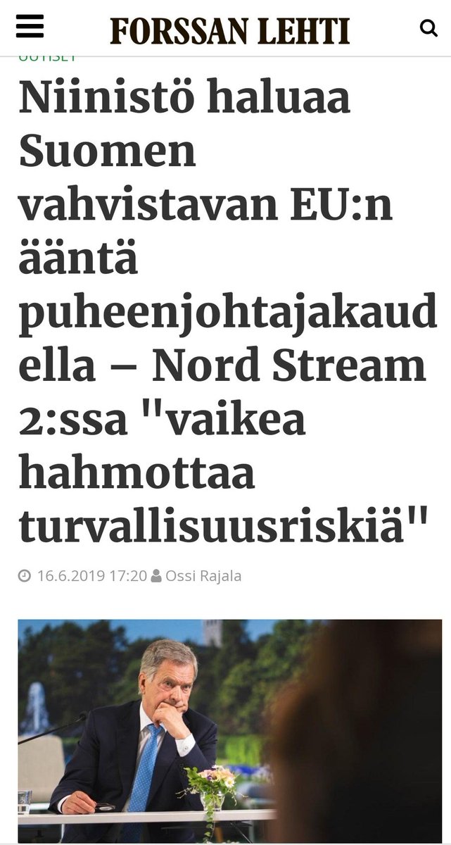 HalTmon's tweet photo. @rikukeskirauska Sanotko saman presidentillemme? https://t.co/G3c4qoHcfr