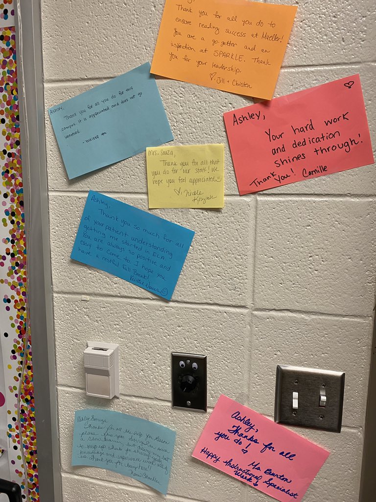 Ashley Souza (@ashleysouza17) on Twitter photo So awesome to have these sweet notes all over my office today! Blessed to work with the best people at the best school! Thank you!!! #instructionalcoachday <a href="/Muellerlibrary1/">MuellerStarsLibrary</a> <a href="/MuellerKISD/">Mueller Elementary</a> <a href="/Slawren12005347/">SLawrence</a> So awesome to have these sweet notes all over my office today! Blessed to work with the best people at the best school! Thank you!!! #instructionalcoachday <a href="/Muellerlibrary1/">MuellerStarsLibrary</a> <a href="/MuellerKISD/">Mueller Elementary</a> <a href="/Slawren12005347/">SLawrence</a>