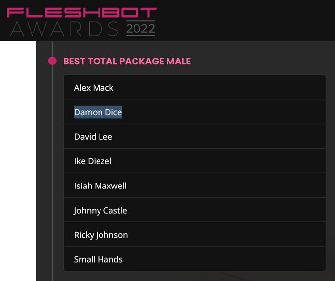 I am nominated for @Fleshbot 's 2022 BEST TOTAL PACKAGE MALE!! 🥳  Please vote for me ASAP 👉🏼 https://t<a class="tags" href="/tag/fleshbot">@fleshbot</a><a href="/tag/mamba"class="tags"><span>#mamba</span></a><a href="/tag/mambaforever"class="tags"><span>#mambaforever</span></a><a href="/tag/mambacita"class="tags"><span>#mambacita</span></a>