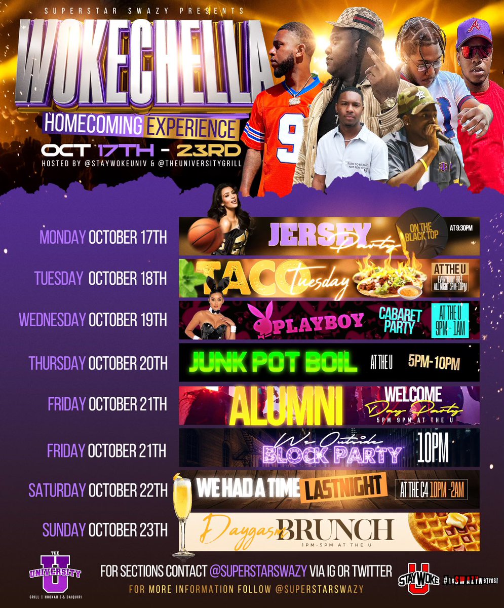 SuperStarSwazy's tweet photo. Get Near Me “MR BRING THE CITY OUT” Homecoming Alcorn 2k22 @iamdjghost_ @djlosofye @dnasty601 @djchemist_ @dj_sly_valentino https://t.co/7NfLcbFNiX