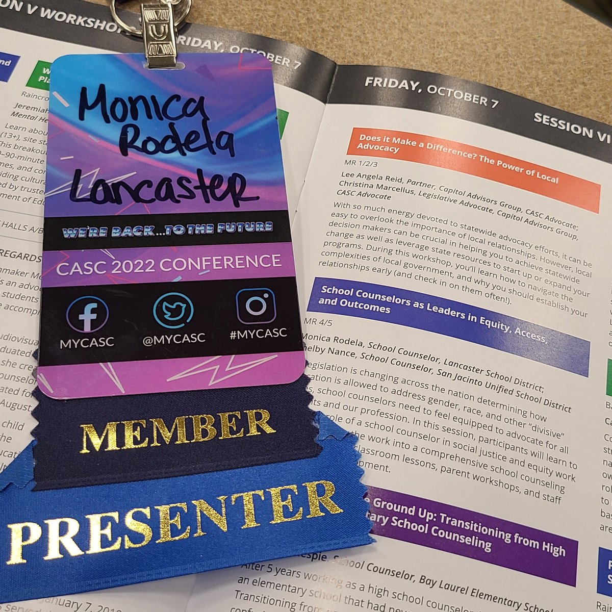 MonicaRodela's tweet photo. It's so great being back at the CASC Conference! #casc22 @MyCASC https://t.co/YoBcYTxczG