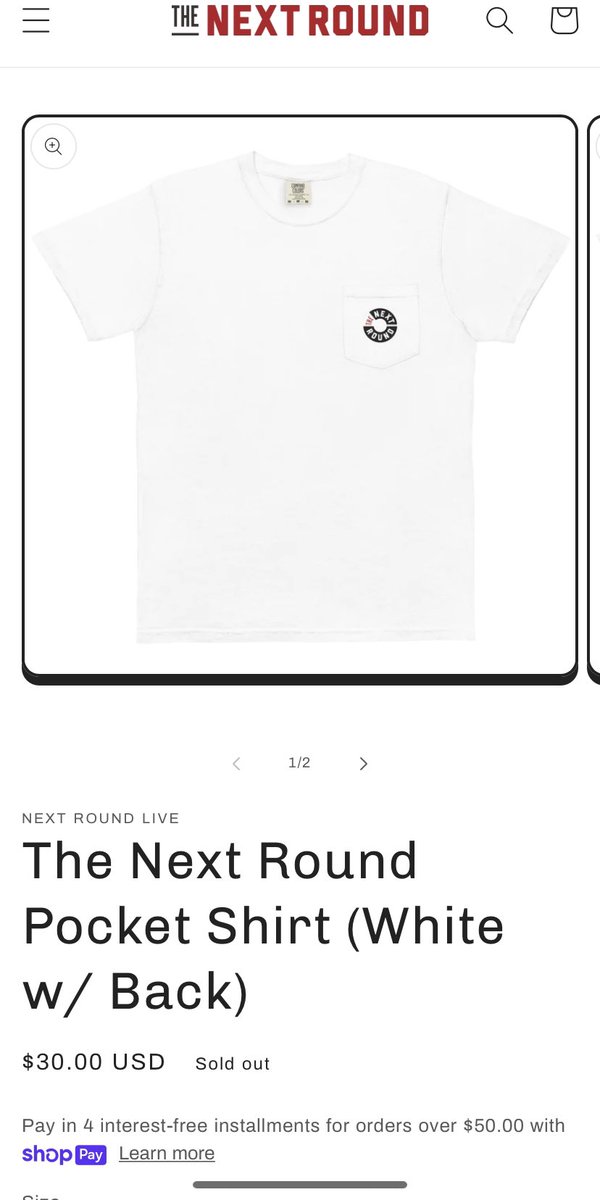 johnlewis744's tweet photo. @NextRoundLive any idea when these will be back in stock? https://t.co/LajZAbWeGL