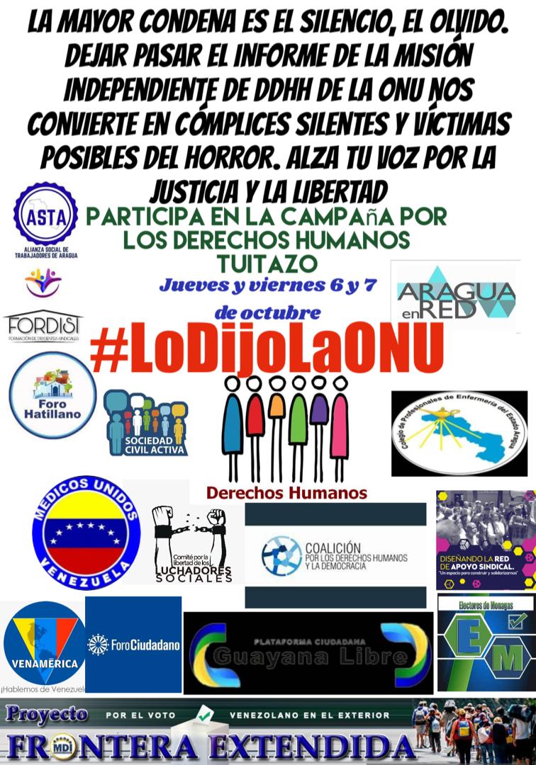 #LoDijoLaONU
"Las torturas consisten en calor o frío extremos, alimentación forzada con heces y vómitos, amenaza de violación y muerte a las víctimas y a sus familiares" #Venezuela