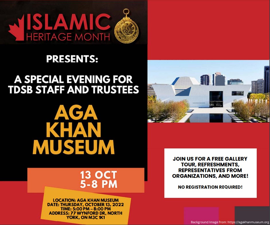 TDSB Islamic Heritage Month tweet media
