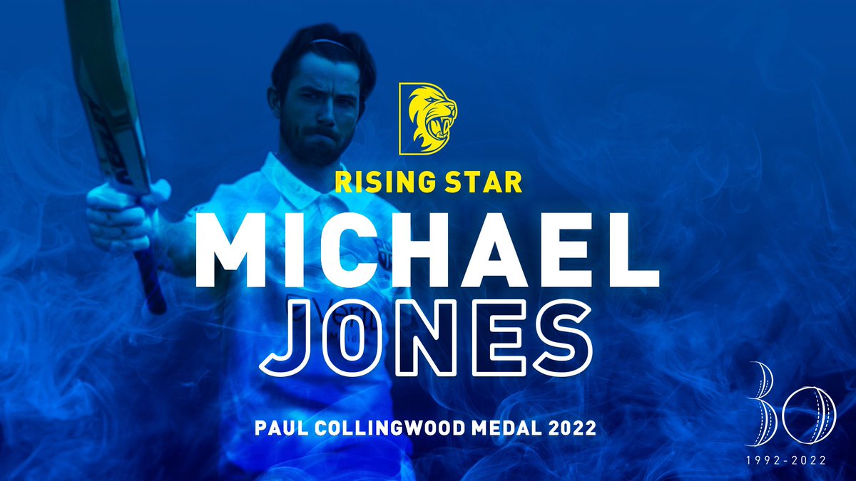 DurhamCricket's tweet photo. 🏆 Durham’s 2022 Rising Star 

@mikejones04  👏

#ForTheNorth #POTYD @EbacUK https://t.co/fALMKYglOq