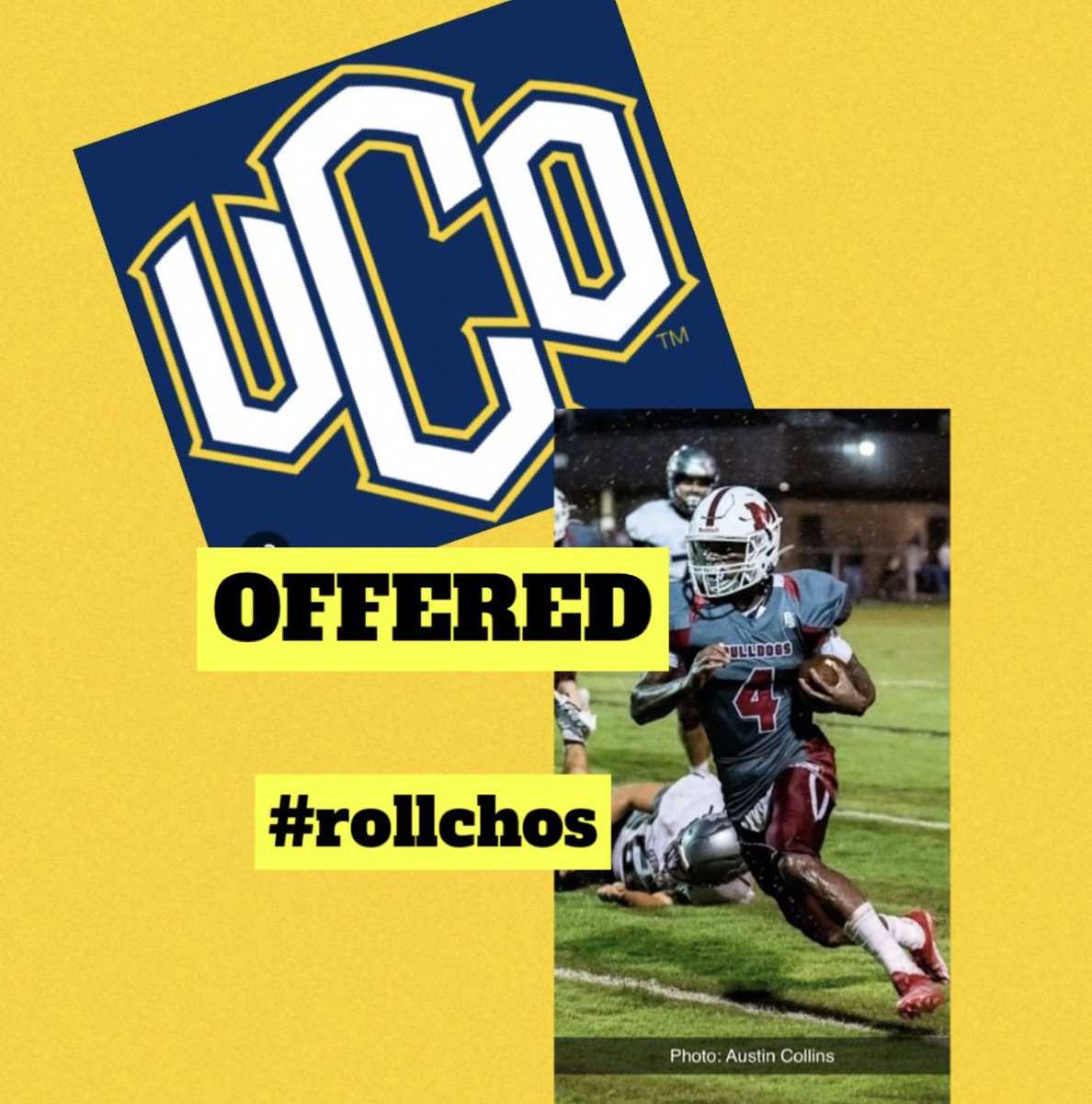 After a great talk with @CoachMcGuire_ , I am proud and blessed to say that I have received an offer from UCO!!! @ucobronchofb