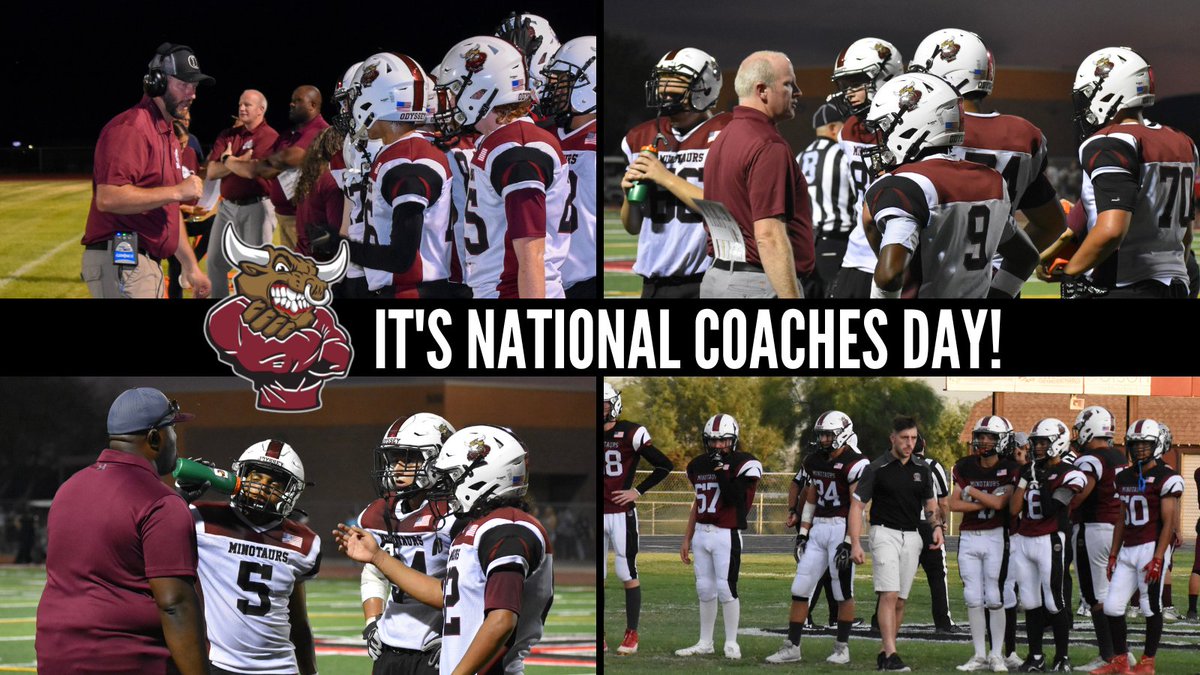 OIfootballbc's tweet photo. #nationalcoachesday Today we honor the coaches who inspire us to work harder and give our best. Thank you to our Coaches Ellicott, Eilert, Johnston, Lunka, Olson, Sauls, Scott, &amp; Watson for your belief in our team, your time, and the knowledge you bring to the football program! https://t.co/9R4icwsJzR