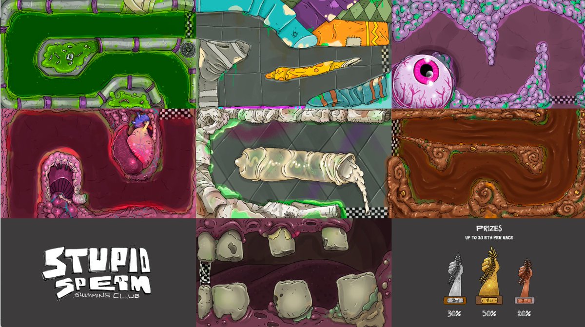 Stupid Sperm Swimming Club | CTS FREE MINT 04/25🏊 tweet media