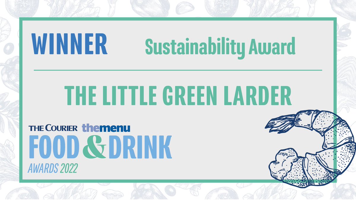 CourierFDAwards's tweet photo. Sustainability Award – Sponsored by @InvestFife ♻️
 Hoping to inspire a greener future winners @green_larder offer a plastic-free shopping experience with a goal to making zero waste shopping easy and affordable while still supplying high-quality choices. #TheMenuAwards https://t.co/NWdUNBPeVJ