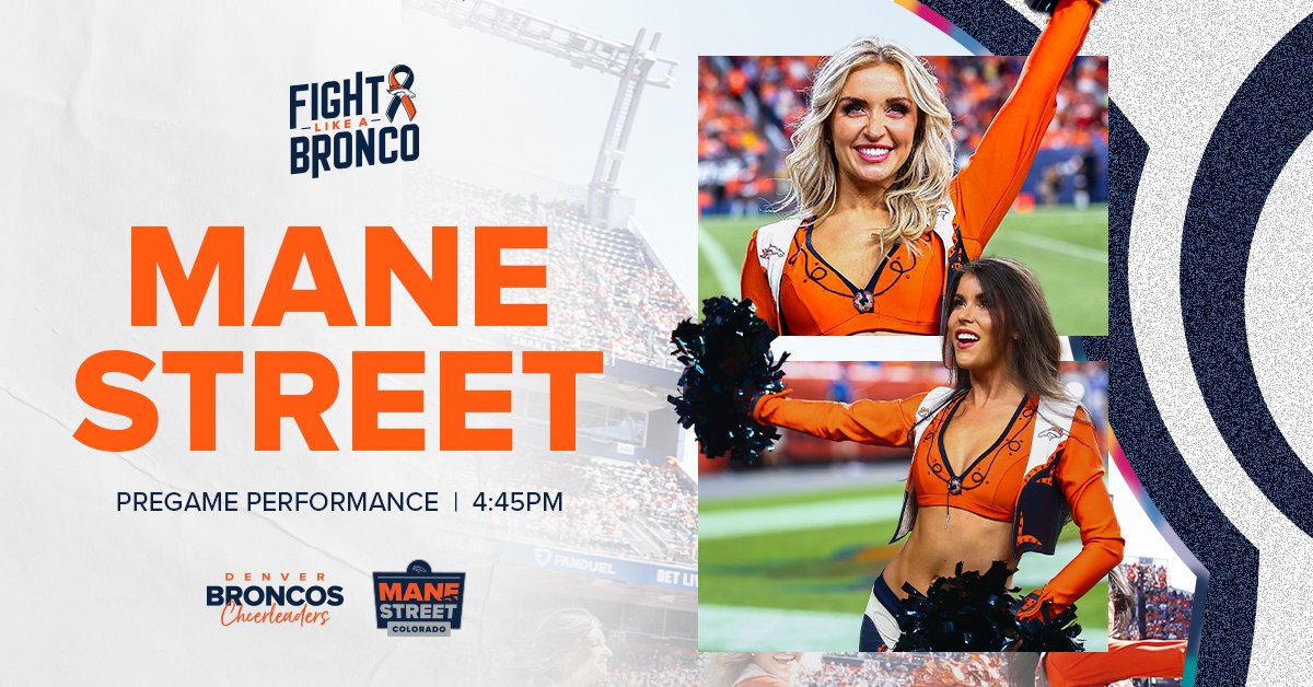 Just 1⃣ hour till Mane St. 
See you 🔜 #BroncosCountry!

#INDvsDEN | #BeatTheColts | #FightLikeABronco | #DBC2022