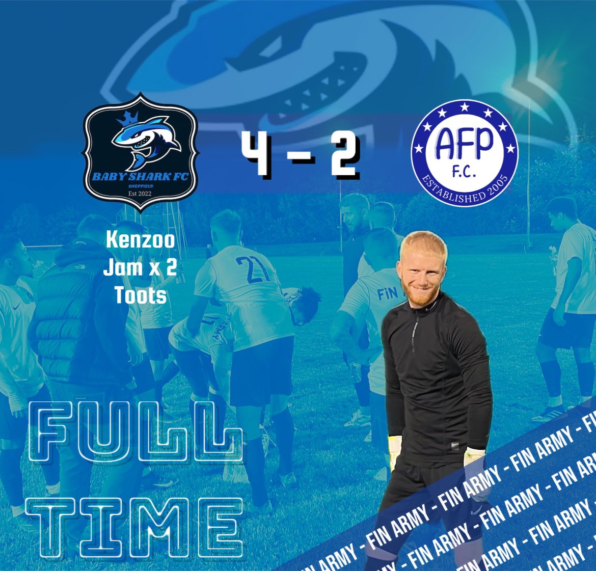 Great win. Don’t forget to follow <a href="/babyshark_fc/">Baby Shark FC</a> for all updates and footage 🥶🥶