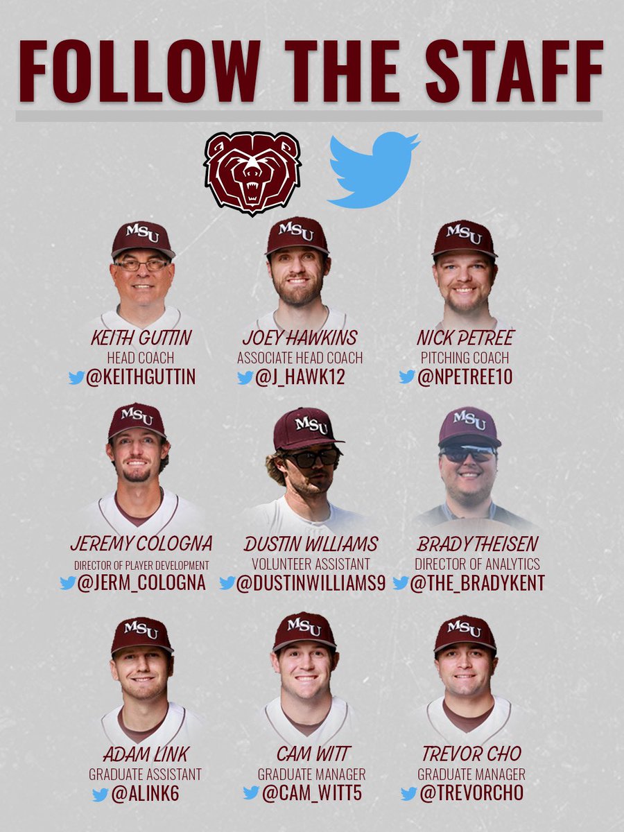 Stay connected with our staff! Give ‘em a follow📲 @keithguttin @J_Hawk12 @NPetree10 @jerm_cologna @DustinWilliams9 @The_BradyKent @Alink6 @Cam_Witt5 @TrevorCho