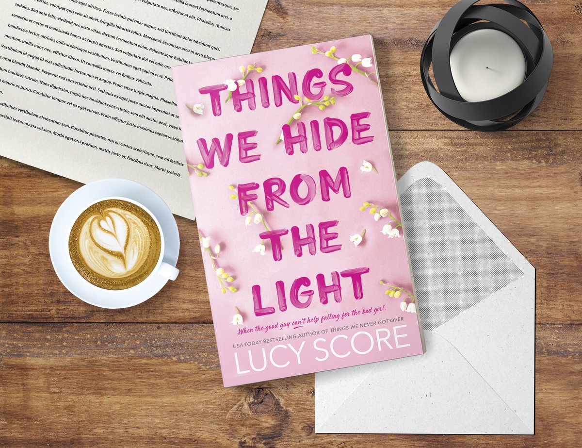 LatestBookCrush's tweet photo. The gorgeous new cover for Lucy Score’s Things We Hide From the Light has been revealed! I can't wait to get my hands on this one (it's available for preorder now https://t.co/vmXU6pJeFw ). https://t.co/pDPvRxEJnP