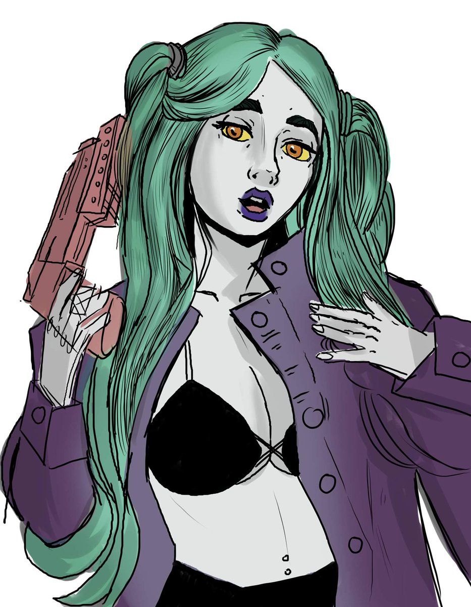KingKhyle's tweet photo. Rebecca from #cyberpunkedgerunner , I feel bad hashtagging that lol doesn't really look like her oof https://t.co/XNbmrJjAIW
