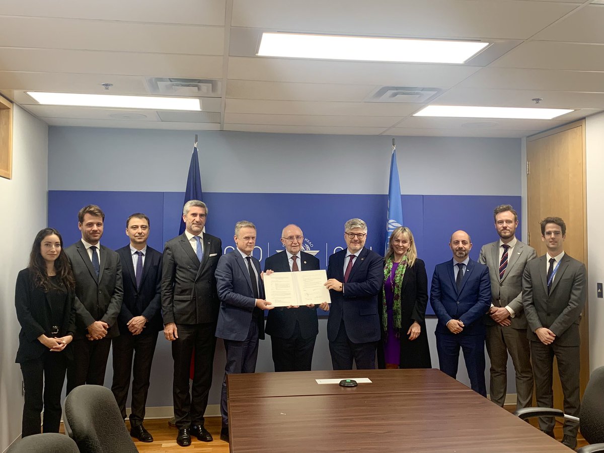 icao's tweet photo. More great news for #SustainableAviationFuels! France 🇫🇷 has signed the Terms & Conditions to the ICAO Assistance, Capacity-building and Training for Sustainable Aviation Fuels (#ACTSAF) Programme. Please join us in congratulating them! 👏 https://t.co/6JcpIQU8hN