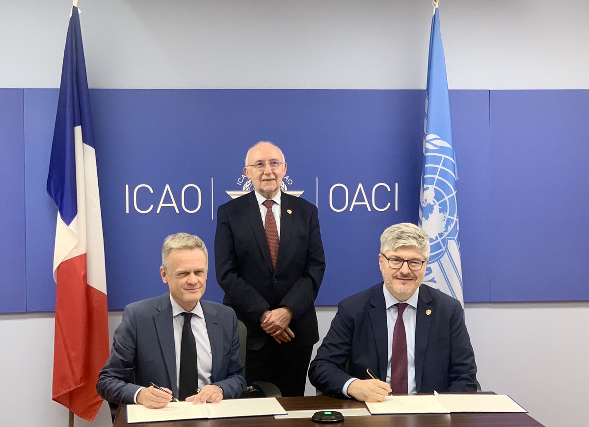 icao's tweet photo. More great news for #SustainableAviationFuels! France 🇫🇷 has signed the Terms & Conditions to the ICAO Assistance, Capacity-building and Training for Sustainable Aviation Fuels (#ACTSAF) Programme. Please join us in congratulating them! 👏 https://t.co/6JcpIQU8hN