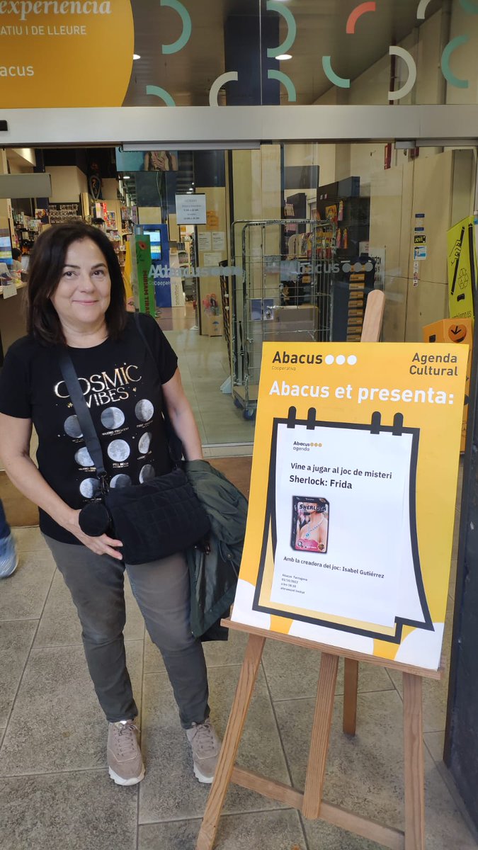 Isagutierm's tweet photo. Taller del Sherlock Frida en Abacus Tarragona dissabte 1 d'octubre 🔎🕵️ https://t.co/asXyoqnRJb