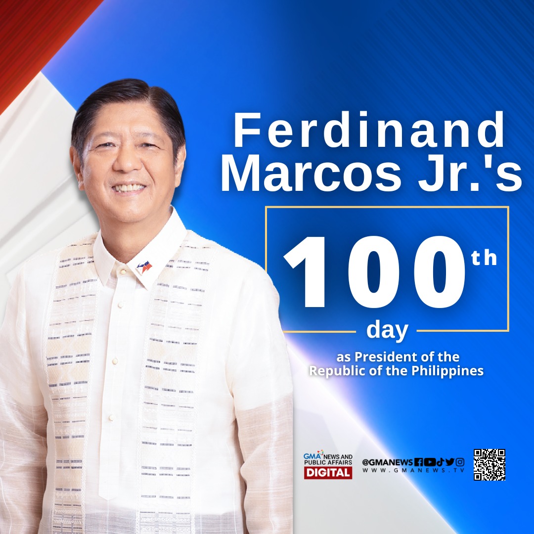 gmanews's tweet photo. Ngayon ang ika-100 araw ni Ferdinand "Bongbong" Marcos Jr. bilang pangulo ng bansa.

Ano ang masasabi mo sa first 100 days ni President Marcos Jr.?

BASAHIN: https://t.co/ION67NjbYN https://t.co/Ed8h7LwlEG