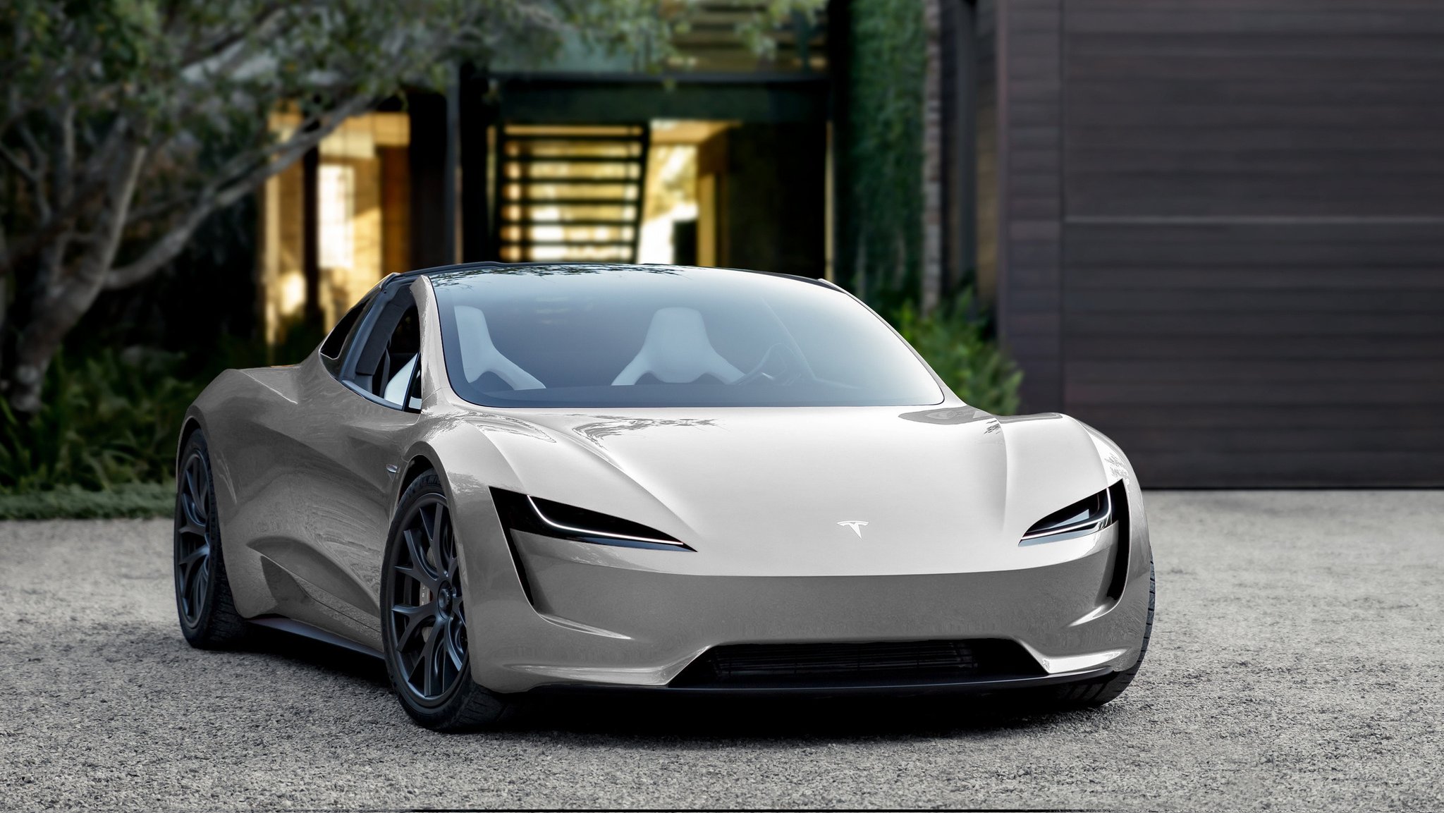 Tesla roadster gray deals