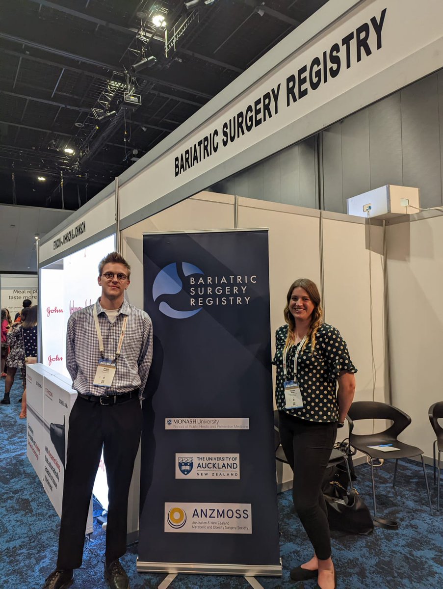 The Bariatric Surgery Registry is at #ANZMOSS2022 Visit our booth and say hi! 
#bariatricsurgery #registry #safety #quality
