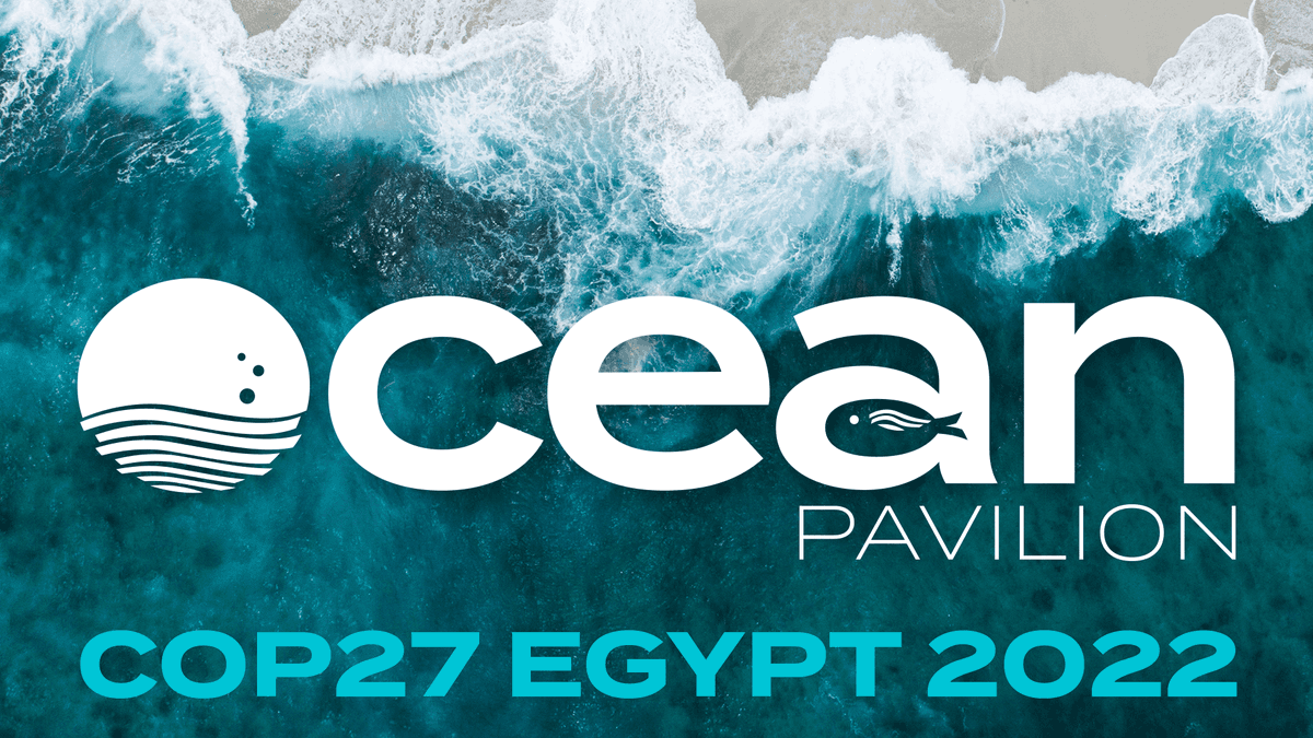 WHOI's tweet photo. #WHOI &amp; @Scripps_Ocean are excited to announce the debut of the #OceanPavilion at @COP27P in Sharm el-Sheikh, Egypt. This new pavilion will highlight the importance of the ocean to Earth’s climate &amp; efforts to mitigate the effects of #ClimateChange. https://t.co/gZ2YMuJ0w6
#COP27 https://t.co/jBHfmZZ4Rj