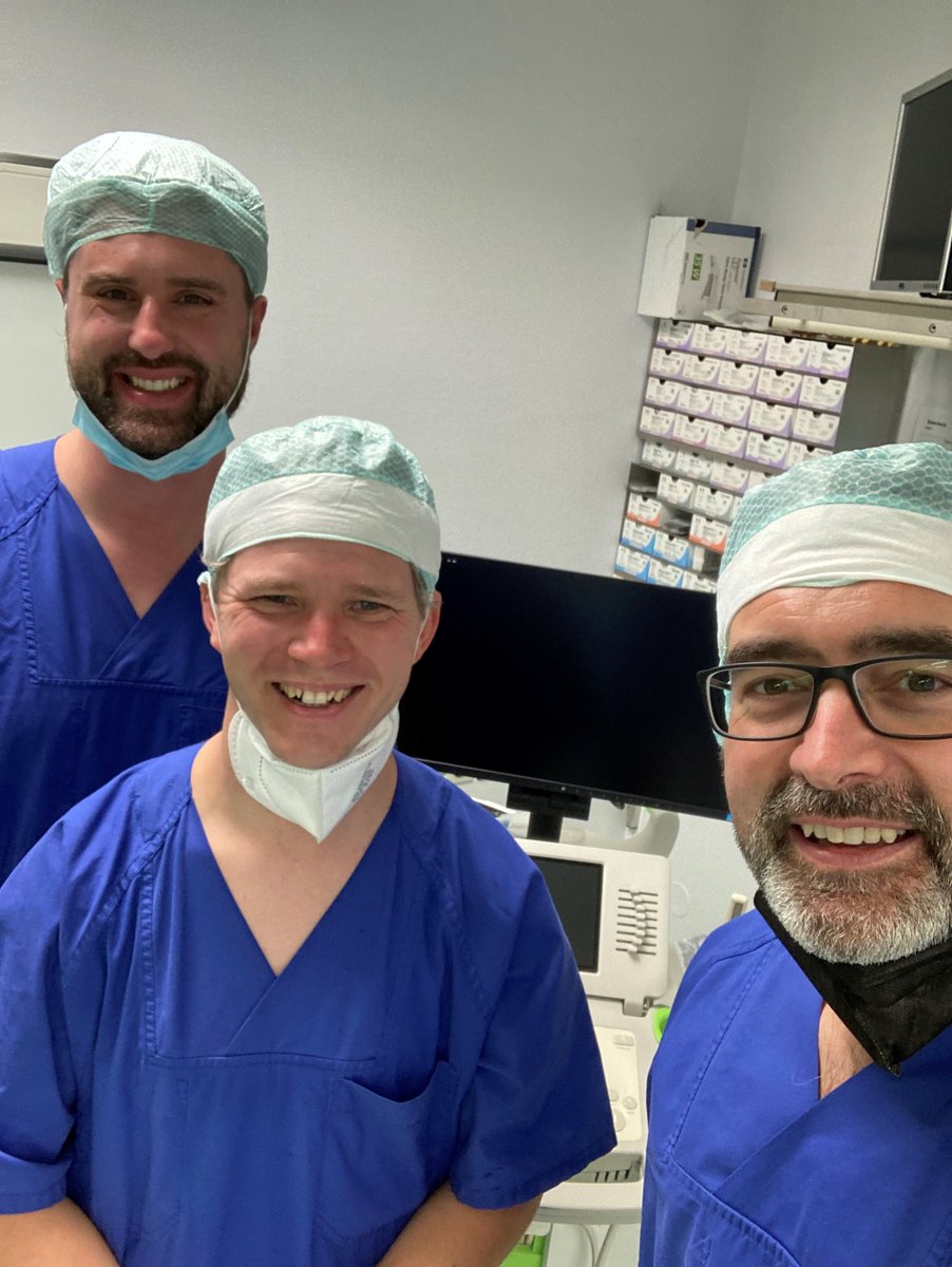 What a great day in Berlin last week with Dr.  @CashHannes and visiting urologist Dr. @JulianStruck.  Was lucky enough to see five TP biopsies using ExactVu microultrasound.  Thanks Dr. Cash! #ExactVu #microultrasound