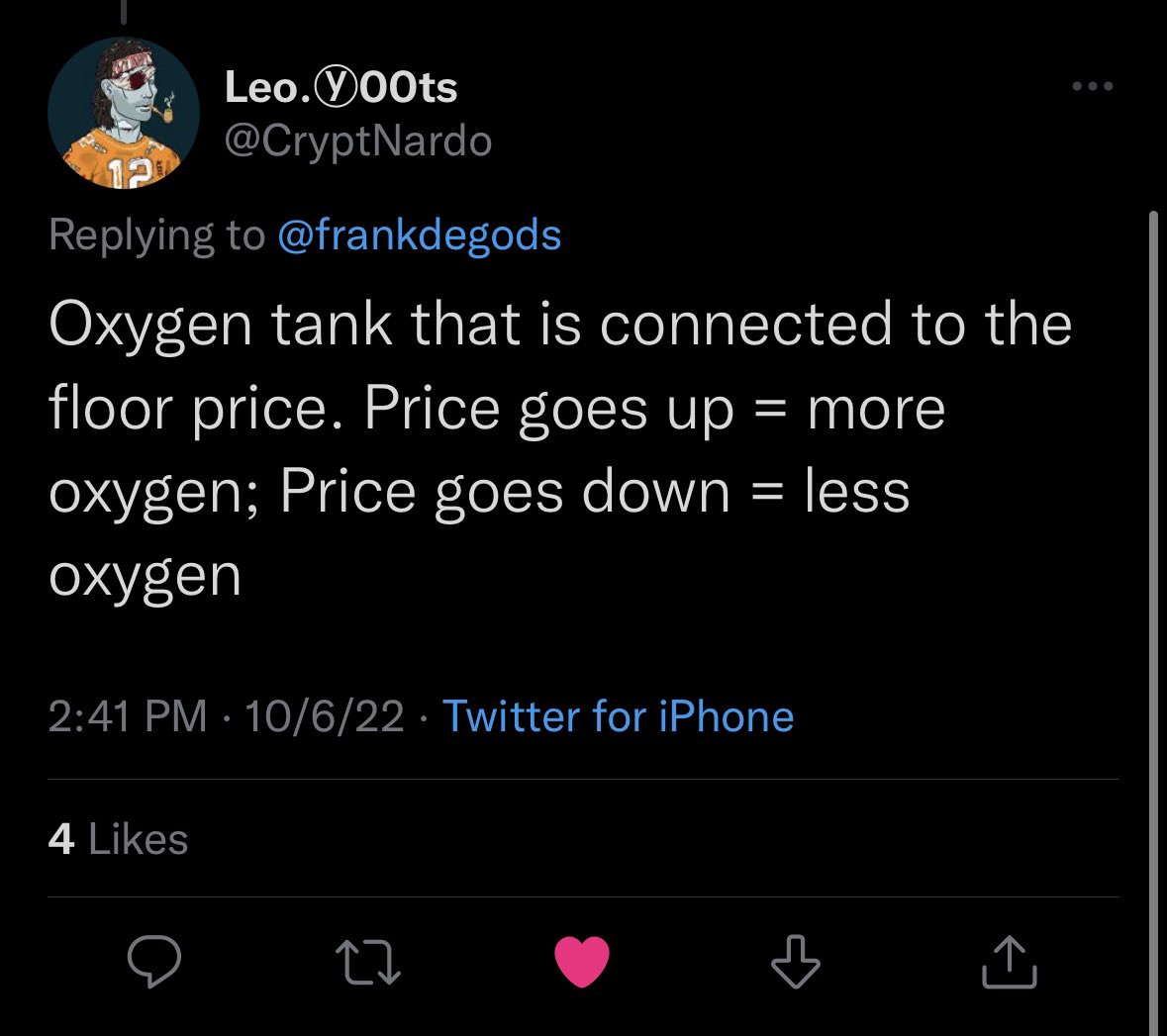 frankdegods's tweet photo. When NFT founders ask their community for ideas https://t.co/Ax8GD6fSHX