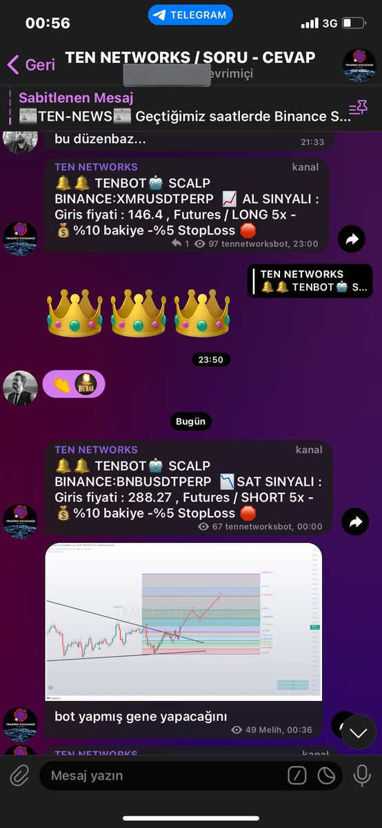 TEN_BOTs's tweet photo. Telegram Kanalımıza Otomatik Düşen #Tenbot Sinyalleri
Kanaldaki Üyelerimize Ücretsiz biçimde Gelmektedir…
#Bitcoin #Binance #bnb https://t.co/pSahV6AmS4