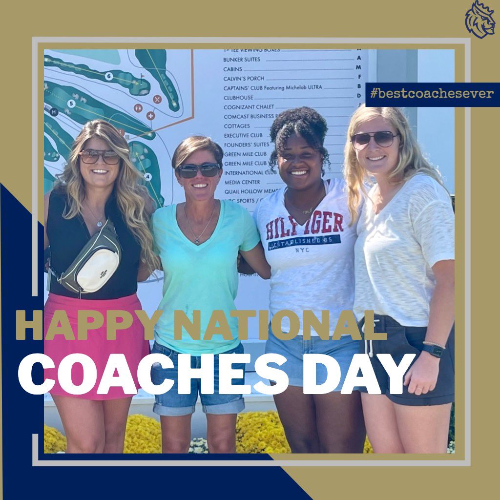 Happy national coaches day to the 4 amazing women who make our world go round!💙 

- We are so grateful to have such an empowering and wise coaching staff. Thank you Coach Schramm, Coach K, Coach V and Coach Bailey for always supporting, encouraging, and uplifting us.  #GoRoyals