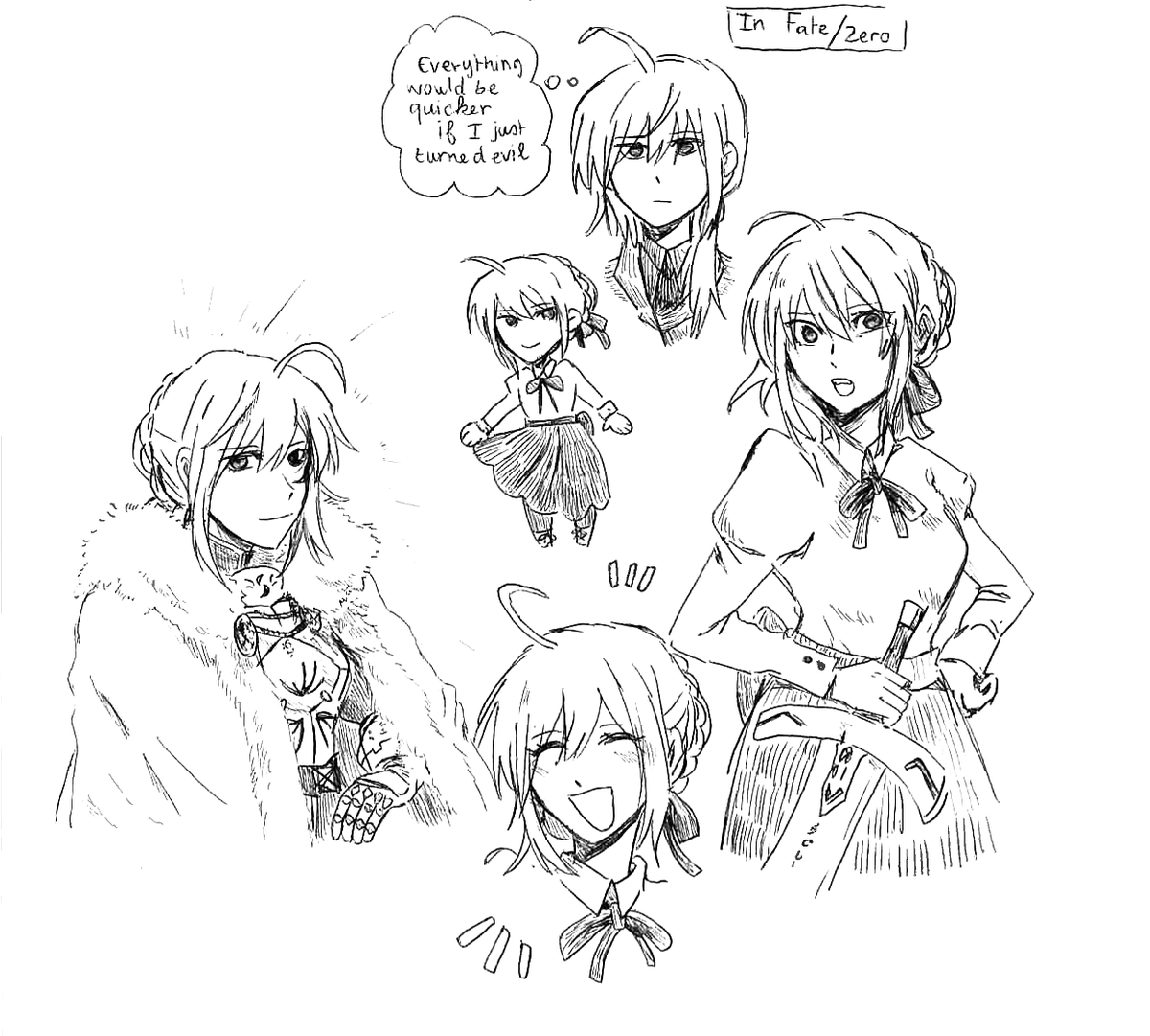 FGOctober 1-4 #FGO (I'm gonna do batches of 4) 