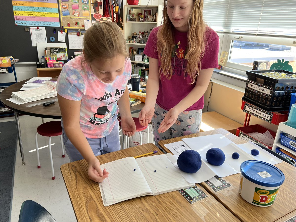 Today, we made scale models of the solar system to build a deeper understanding how the sizes of the planets differ so greatly. <a href="/CFESRedBirds/">Cardinal Forest ES</a> <a href="/mrsfmdrake/">Felicia Drake</a> <a href="/CFESRedBirds6th/">CFESRedBirds6th</a> @FCPSScience