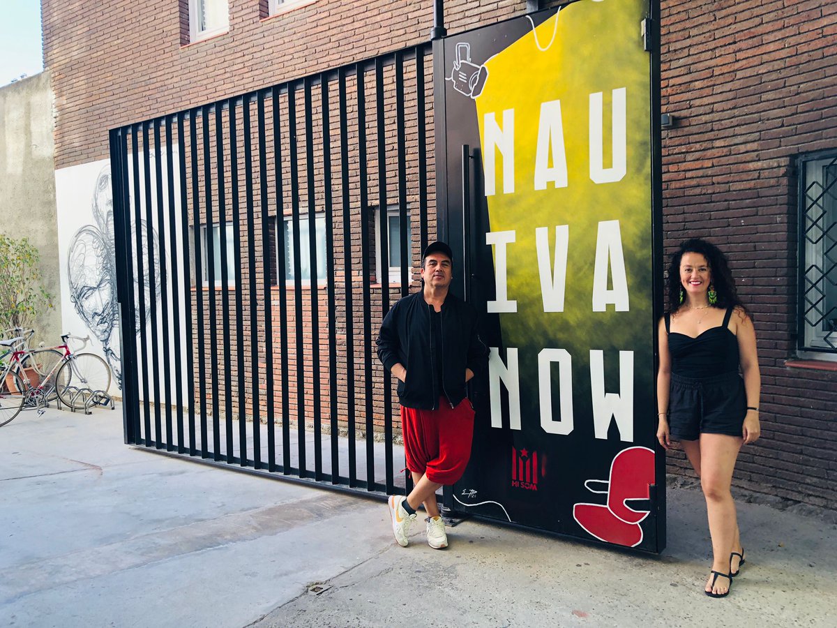 Desde Barcelona, Héctor Álvarez y Caterina Cerda andan de residencia artística en Nau Ivanow 🎈
