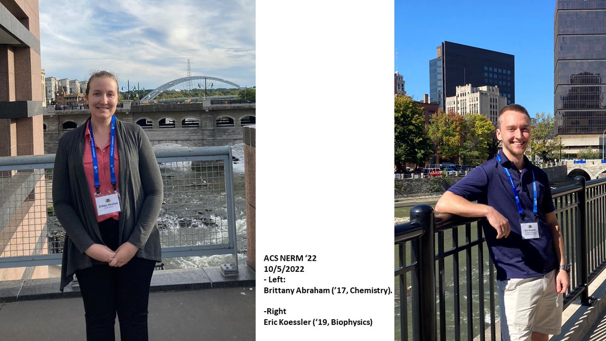 GeneseoChem's tweet photo. Lots of fun memories at ACS-NERM Meeting 10/2~10/5, 2022. https://t.co/wU4x1fhNkQ