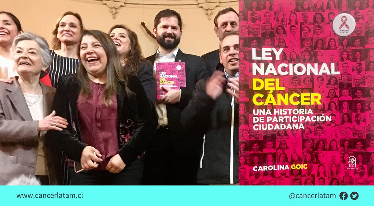 🎗✌🏽La transversalidad que la sociedad pide a la política para lograr iniciativas como la Ley del Cáncer.
Ese ánimo destacó el Presidente en el lanzamiento del libro “Ley Nacional del Cáncer: una instancia de participación ciudadana”, de Carolina Goic.
Pronto en CancerLATAM.