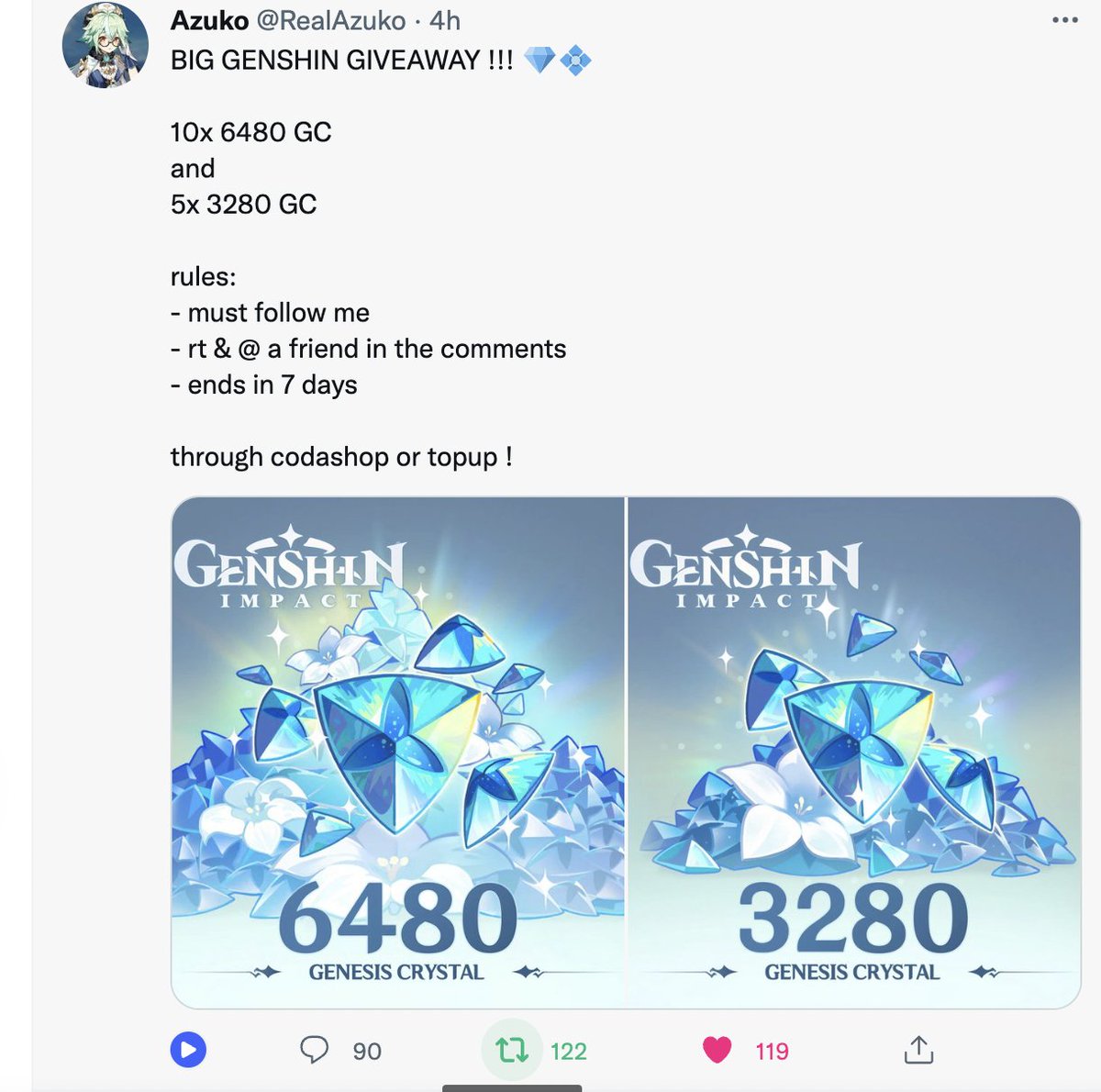 QueenPwo's tweet photo. @RealAzuko Thanks for the giveaway! I wish everyone luck! https://t.co/hVVyVee2Ki