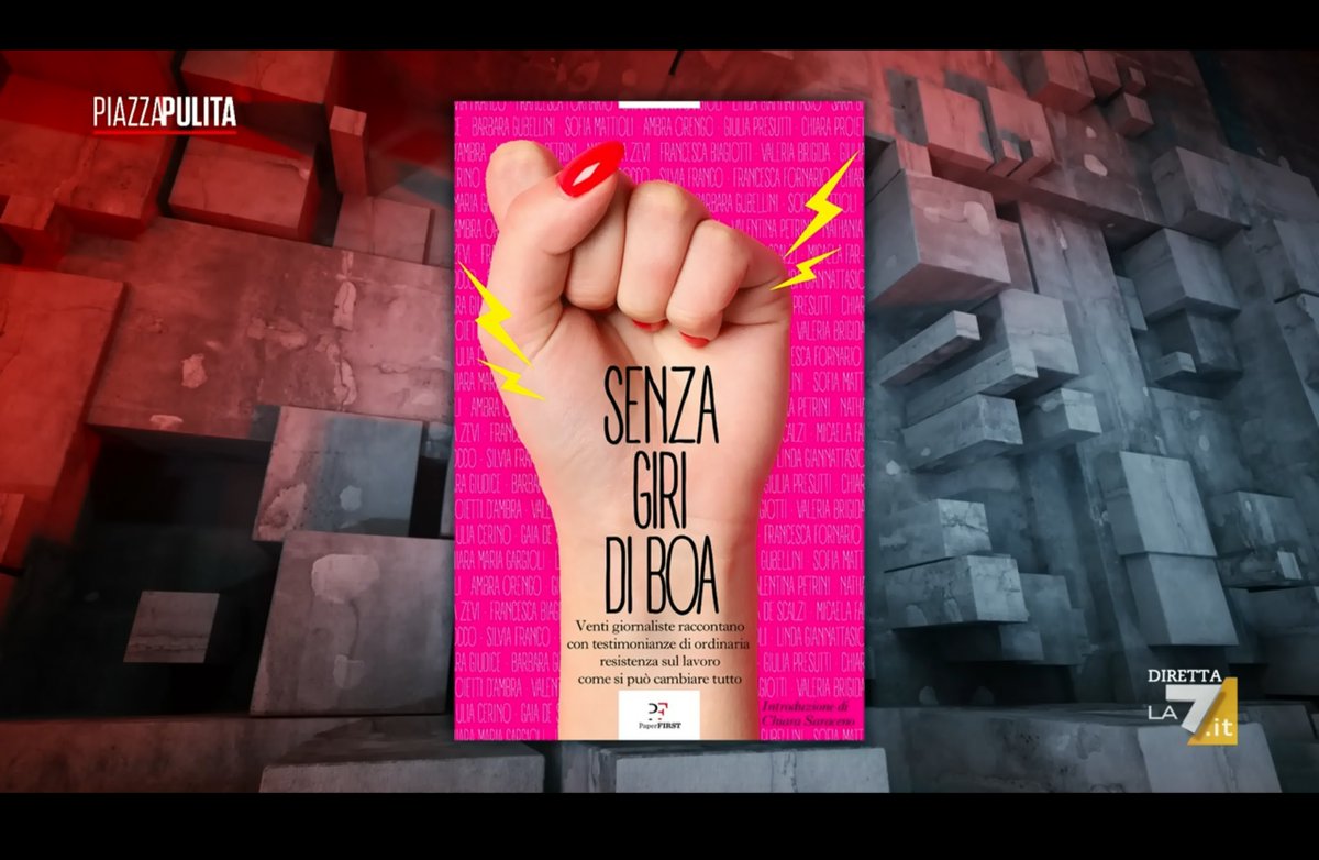 Benvenuto in libreria a #SenzaGiriDiBoa, un libro necessario scritto (anche) da tante nostre colleghe di #Piazzapulita. 

Storie di ordinaria resistenza sul lavoro.
Leggetelo, è importante.

⁦<a href="/PaperFirst/">Paper First</a>⁩