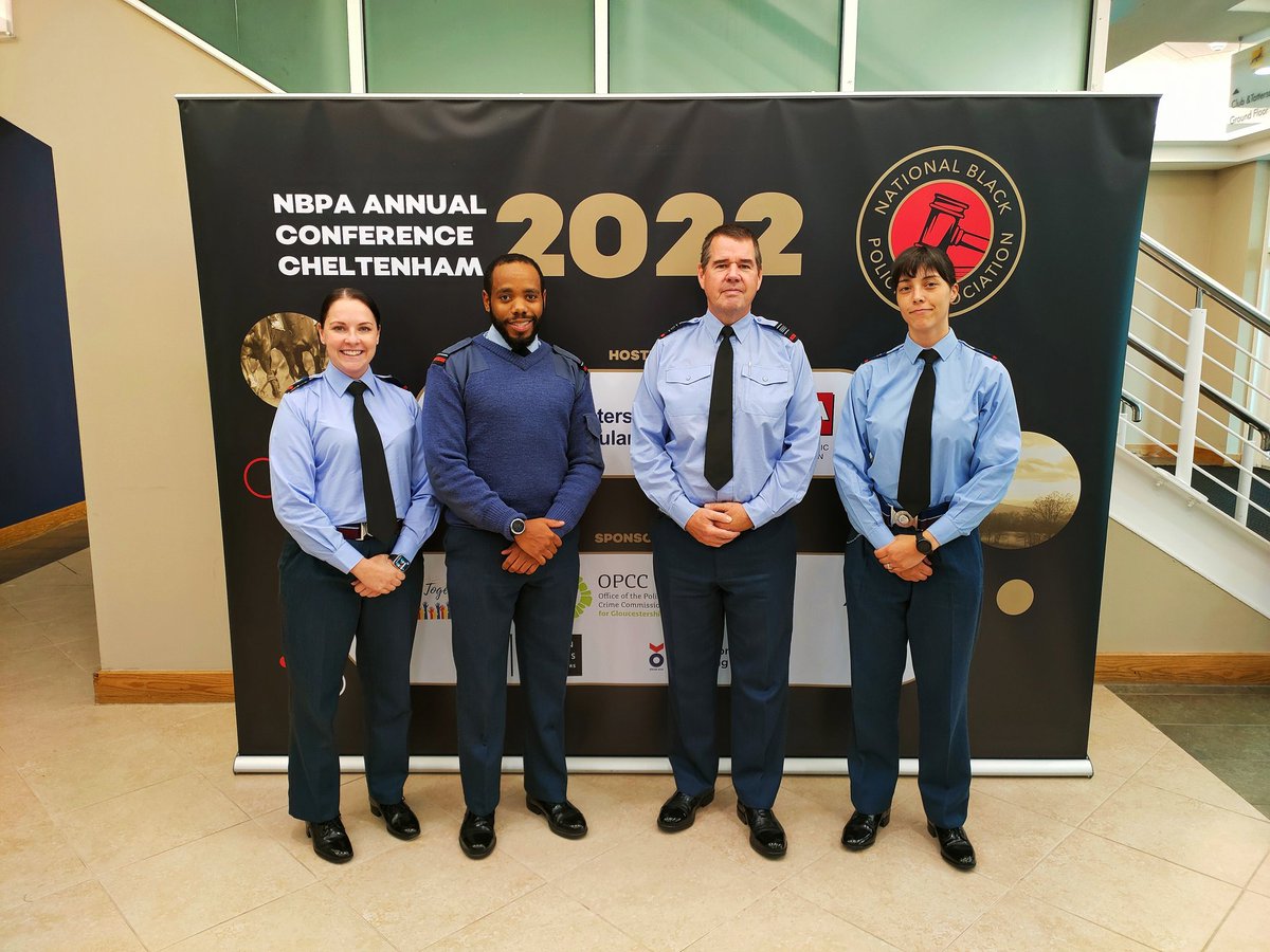LNettleford's tweet photo. Proud to have represented the @RAF__Police at the #NBPAConference2022 in Cheltenham. What an amazing 3 days! Great to speak to so many people connected to the policing community. Truly emotive and informative. @NBPAUK https://t.co/foqOwcFRXR