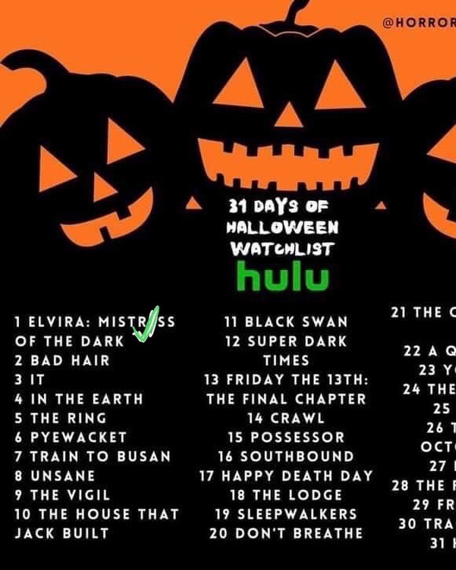 #SisterPsycho’s #HorrorReview: #31NightsofHalloween #ElviraMistressoftheDark If you don't know who #Elvira is... where have you BEEN? Not a #horrormovie, but def a #Halloweenmovie. I'm excited for a movie where she can be her true #lesbian self. Where to Watch: @tubi