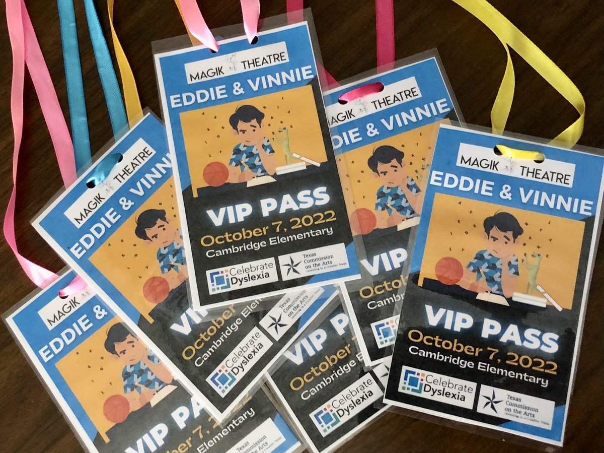 My students are super EXCITED about tomorrow’s <a href="/TheMagikTheatre/">Magik Theatre</a> <a href="/Celebr8Dyslexia/">Celebrate Dyslexia</a> Eddie &amp; Vinnie touring show <a href="/Cambridge_AH/">🐴Cambridge Elementary AH</a> <a href="/TXCommArts/">Texas Arts</a> #DyslexiaAwarenessMonth