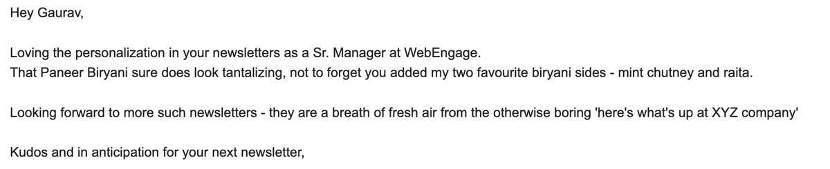 aroragauravv's tweet photo. The @WebEngage newsletter just crossed 100k subscribers. 🎉

Thank you each one for the love.♥️🙏 https://t.co/frA6I0jaRr
