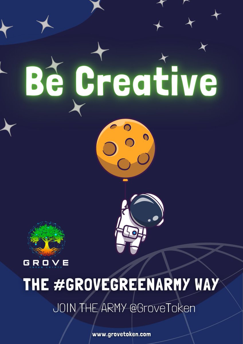 MACGROUP8's tweet photo. #Grovetober       🌳 💥 

                         ｡
                 ｡｡ 🌖
             ｡ ･✨
       🚀*
  ✨*
#GroveGreenArmy #GroveToken 
#GroveToTop50 #BestDeFi https://t.co/HYI1ZahpsQ