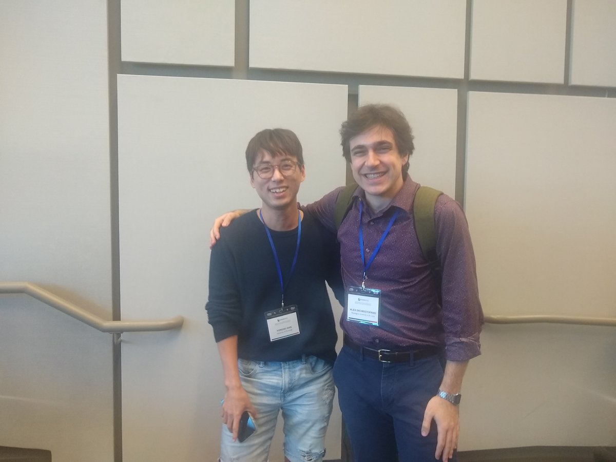 CaasiPitt's tweet photo. In-person @ACMEAAMO conference means @CaasiPitt researchers @alexdc_info #412Connect from WUStL & @ayong8 #ACPP from Pitt get to meet each other for the first time! https://t.co/WBD2kDBh5P